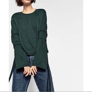 Zara bell sleeve top
